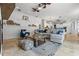 Cozy living room featuring modern decor, plush seating, and an open floor plan at 2981 Northfield Dr, Tarpon Springs, FL 34688