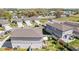 Aerial view showcases spacious backyards, modern homes, and a Gathering-friendly neighborhood setting with nearby amenities at 3224 Fresno Pl, Zephyrhills, FL 33541