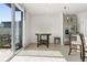 Dining area next to kitchen with access to outdoor patio at 3224 Fresno Pl, Zephyrhills, FL 33541