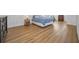 Spacious main bedroom with wood-look flooring and minimalist decor at 4191 39Th S St, St Petersburg, FL 33711