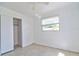 Bedroom features a closet and a window with a view to the outside at 5600 Bay Ne St, St Petersburg, FL 33703