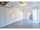 Clean and bright garage with fresh paint, ample storage, and overhead door at 5600 Bay Ne St, St Petersburg, FL 33703
