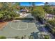 View of the community basketball court and the sand volleyball court, pool and playground nearby at 585 Black Lion Ne Dr, St Petersburg, FL 33716