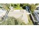 An aerial view of the home's roof and location at 6315 25Th N Ave, St Petersburg, FL 33710