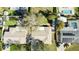 An aerial view of the home and lot at 6315 25Th N Ave, St Petersburg, FL 33710