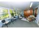 Relaxing sunroom featuring wicker furniture, light blue walls, and plenty of natural light at 6315 25Th N Ave, St Petersburg, FL 33710