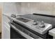 Close-up of modern stainless steel oven with sleek design and digital controls at 17106 Carrington Park Dr # 627, Tampa, FL 33647