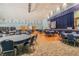 Large event space with a stage and round tables ready for gatherings at 10416 Moshie Ln, San Antonio, FL 33576