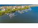 Scenic marina view featuring multiple boat slips and access to open water at 1335 Jumana Loop, Apollo Beach, FL 33572