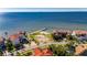 Aerial shot of luxury waterfront homes with direct access to the ocean at 1335 Jumana Loop, Apollo Beach, FL 33572