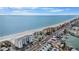 Beautiful aerial view showcasing the condo's proximity to the beach, ocean, and intercoastal waterways at 13500 Gulf Blvd # 505, Madeira Beach, FL 33708