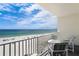 Relax on the balcony and enjoy amazing views of the beach at 13500 Gulf Blvd # 505, Madeira Beach, FL 33708