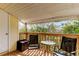 Enjoy the outdoors on this covered patio with seating and views of the surrounding landscape at 136 Sycamore Ln # C, Oldsmar, FL 34677