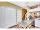 Well-designed kitchen featuring modern appliances, ample storage, and a view of the dining area, creating an inclusive living space at 2352 Lake Woodberry Cir, Brandon, FL 33510