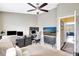 Spacious office area featuring dual monitors, comfortable seating, and ample workspace at 2352 Lake Woodberry Cir, Brandon, FL 33510