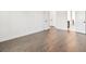 Unfurnished bedroom showing the beautiful dark brown hardwood floors at 3201 S Manhattan Ave, Tampa, FL 33629