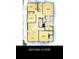Second floor floorplan featuring 4 bedrooms, 3 baths, loft, utility room and walk in closet at 3201 S Manhattan Ave, Tampa, FL 33629