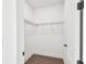 Walk-in closet with wire shelving and hardwood floors at 3201 S Manhattan Ave, Tampa, FL 33629