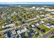 An aerial view shows the property's proximity to local businesses and the rest of the neighborhood at 3711 1St S Ave, St Petersburg, FL 33711