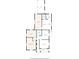 Marketing floor plan of the home with a layout that includes bedrooms, kitchen, and living areas at 3711 1St S Ave, St Petersburg, FL 33711