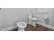 Clean bathroom with toilet and bidet at 5204 Avenue La Crosse, Lutz, FL 33558