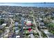 Stunning aerial view of waterfront neighborhood with canal access to Tampa Bay at 547 Suwanee Cir, Tampa, FL 33606