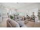 Spacious open concept living room and kitchen with modern decor and lots of natural light at 5932 Red Mangrove Ln, Bradenton, FL 34210
