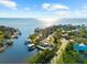 Stunning waterfront property with private dock and pool, nestled in a serene coastal community at 101 Augusta Ave, Palm Harbor, FL 34683