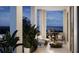 Inviting balcony space with comfortable seating and sunset views at 126 4Th Ne Ave # 2201, St Petersburg, FL 33701