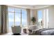 Serene main bedroom with ocean views and stylish seating area at 126 4Th Ne Ave # 2201, St Petersburg, FL 33701