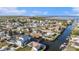 A beautiful waterfront neighborhood, with picturesque canals and private boat docks for easy water access at 13429 Lisa Dr, Hudson, FL 34667