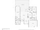 Detailed floor plan showcasing the layout with dimensions, including bedrooms, kitchen, living room, and screened patio at 13941 Talmage Loop, Hudson, FL 34667