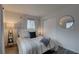 Bedroom with a mirrored accent and closet at 1546 Pleasant Rd # J1, Bradenton, FL 34207