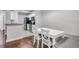 A bright kitchen with granite countertops, stainless steel appliances and hardwood flooring at 17108 Carrington Park Dr # 701, Tampa, FL 33647