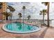 Community pool and waterfront for a resort-style living experience at 4650 Cove Cir # 611, St Petersburg, FL 33708