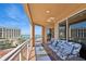 Enjoy the ocean views on this spacious balcony, perfect for relaxing or entertaining guests at 501 Mandalay Ave # 601, Clearwater Beach, FL 33767
