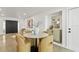 Cozy dining area with marble table, seating for four, and stylish decor at 8704 Thornwood Ln, Tampa, FL 33615