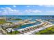 Stunning aerial view of the community, showcasing waterfront access and scenic surroundings at 1 Boca Ciega Point Blvd # 213, St Petersburg, FL 33708