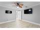 Neutral bedroom showcasing ceiling fan, modern lighting and neutral paint at 101 30Th N Ave, St Petersburg, FL 33704