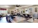 Salon space with styling stations, comfortable seating, and ample natural light at 10787 Oak Ne St, St Petersburg, FL 33716