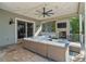 Relax on the outdoor lounge area complete with a fireplace and a view of the bay at 1100 Cordova Ne Blvd, St Petersburg, FL 33704