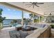 This outdoor space features a pool, a lounge area, and a beautiful view of the bay at 1100 Cordova Ne Blvd, St Petersburg, FL 33704