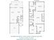 Detailed floor plan showcasing the layout of the home's first and second floors at 1259 Ribolla Dr, Palm Harbor, FL 34683