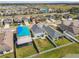 Aerial view of homes in a well-maintained community with convenient access to major roadways at 4727 Lindever Ln, Palmetto, FL 34221