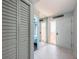 Inviting foyer with mirrored closet and tiled floors, bathed in natural light at 6500 Sunset Way # 501, St Pete Beach, FL 33706