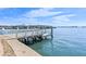 Dock overlooking the canal and waterfront at 672 Boca Ciega Point N Blvd, St Petersburg, FL 33708