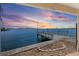 Breathtaking water view from the home with private dock perfect for watching the sunset and enjoying waterfront living at 672 Boca Ciega Point N Blvd, St Petersburg, FL 33708