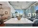 Stylish living space with views of the city skyline at 777 N Ashley Dr # 915, Tampa, FL 33602