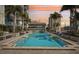 Relax by the rooftop pool with lush landscaping and stunning sunset views at 777 N Ashley Dr # 915, Tampa, FL 33602