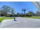 Paved driveway with decorative fountain at 1111 Durant Rd, Brandon, FL 33511